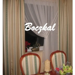 Firanka żakardowa biała